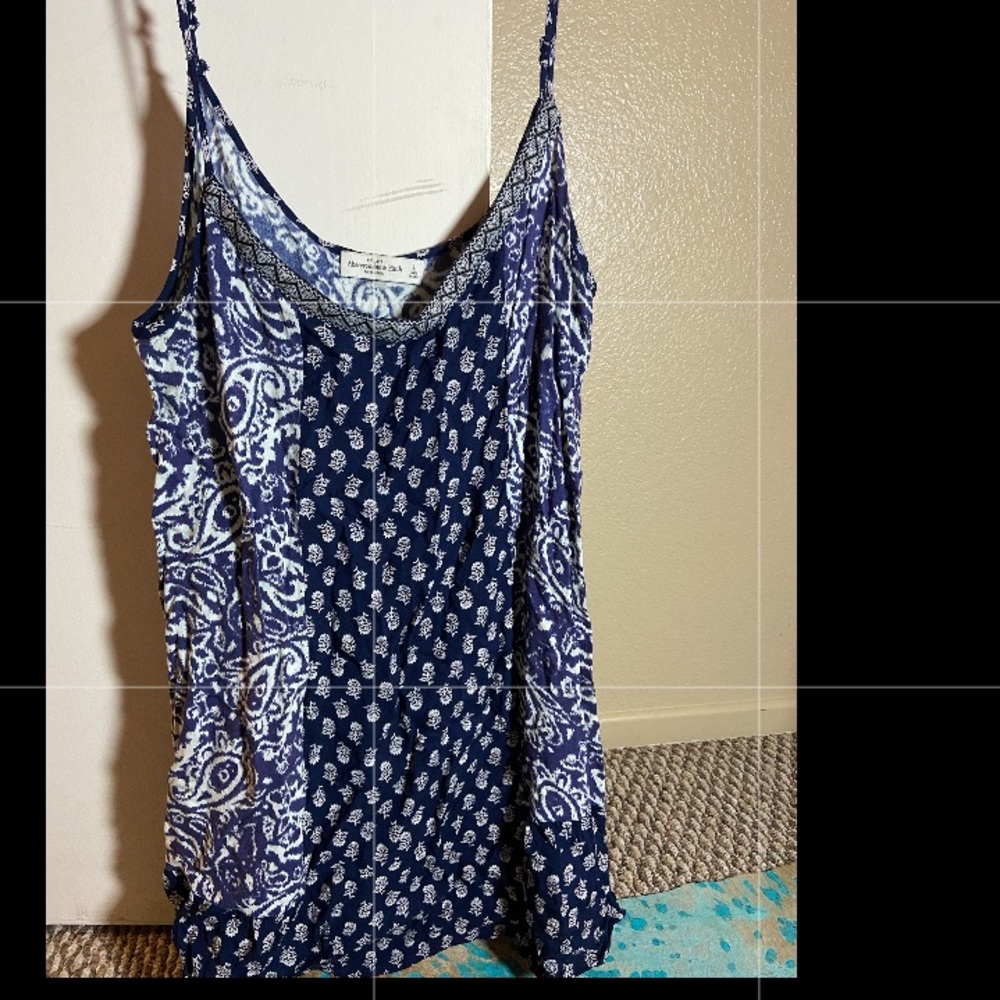 Abercrombie & Fitch blue floral dress